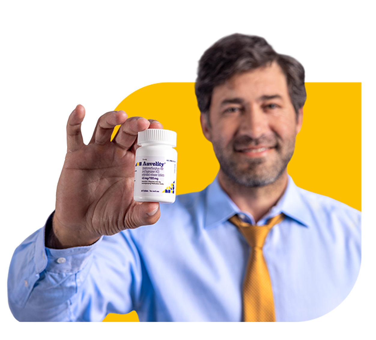 Man holding bottle